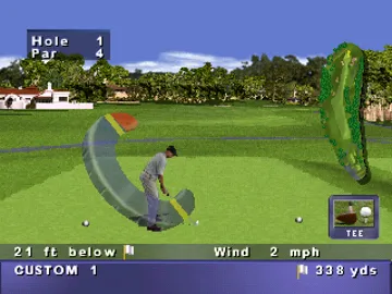 PGA Tour 98 (US) screen shot game playing